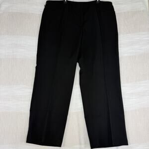DKNY Womens Sullivan St. Slash Pocket Fit Flare Leg Size 20W Black Pants NWT
